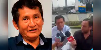 Óscar Custodio, dueño de La Bella Luz, pierde los papeles con la prensa y agrede a periodista al llegar a la Fiscalía por caso Naldy Saldaña