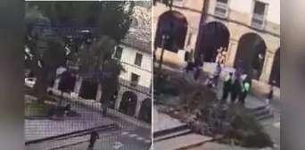 Turista se salva de milagro tras caerle un árbol encima mientras descansaba en la Plazoleta Regocijo de Cusco Turista se salva de milagro tras caerle un árbol encima mientras descansaba en la Plazoleta Regocijo de Cusco
