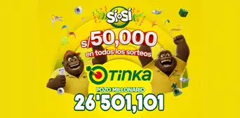La Tinka: resultados del sorteo de hoy miércoles 2 de septiembre del Pozo millonario, Sí o Sí y Boliyapa