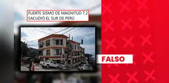 Es falso que esta fotografía retrate los daños estructurales de una vivienda a causa del terremoto de 7,2 en Ayacucho: en realidad, fue captada en Pereira, Colombia