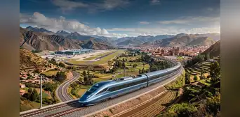 El tren eléctrico que conectará el aeropuerto de Chinchero con Cusco en 20 minutos: tendrá 3 estaciones, costaría US$1,146.6 millones y funcionaría en 2034 El tren eléctrico que conectará el aeropuerto de Chinchero con Cusco en 20 minutos: tendrá 3 estaciones, costaría US$1,146.6 millones y funcionaría en 2034
