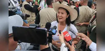 Keiko Fujimori condiciona al Congreso: sin facultades no podremos combatir el crimen Keiko Fujimori condiciona al Congreso: sin facultades no podremos combatir el crimen
