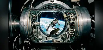 En 1970, la NASA puso en órbita 2 ranas toro para monitorear el mareo espacial: durante 6 días registraron 139 horas de información sobre el equilibrio en gravedad cero