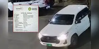 ¿No fue clonada? Camioneta vinculada a masacre de Trujillo figura a nombre de un policía