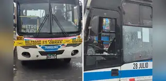 Atacan bus de la empresa Translima en Los Olivos: chofer fue evacuado debido a lesiones por la rotura de ventana Atacan bus de la empresa Translima en Los Olivos: chofer fue evacuado debido a lesiones por la rotura de ventana
