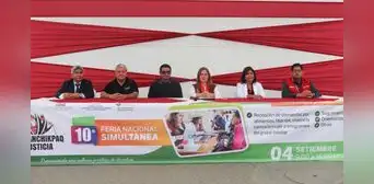 Corte de La Libertad desarrolla X Feria Llapanchikpaq Justicia en el centro poblado El Milagro