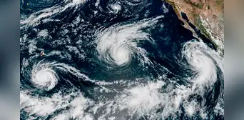 El Pacífico sigue en alerta por El Niño tras 3 huracanes a la vez: Lowell y Marie cambian de rumbo y el NHC vigila un cuarto ciclón El Pacífico sigue en alerta por El Niño tras 3 huracanes a la vez: Lowell y Marie cambian de rumbo y el NHC vigila un cuarto ciclón