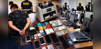 Detienen a 11 investigados por estafar como falsos asesores bancarios desde un call center en Comas