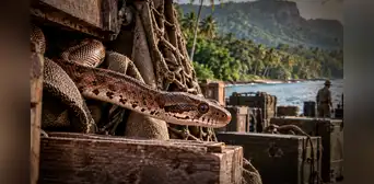Una serpiente llegó oculta en un cargamento militar a Guam y provocó la desaparición de 10 de sus 12 aves nativas