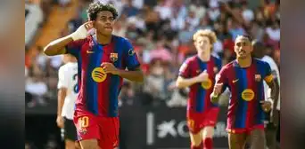 Barcelona goleó 5-0 a Valencia en Mestalla y se ubica como único líder de LaLiga de España