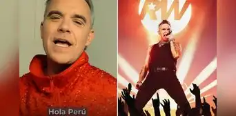 Robbie Williams emocionado por su primer show en Perú tras más de 30 años de carrera: "No puedo esperar a verlos" Robbie Williams emocionado por su primer show en Perú tras más de 30 años de carrera: "No puedo esperar a verlos"