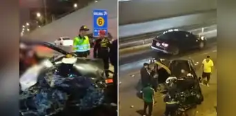 Conductor sobrevive tras violento accidente en la Vía Expresa: vehículo quedó completamente destrozado Conductor sobrevive tras violento accidente en la Vía Expresa: vehículo quedó completamente destrozado