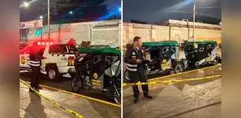 Balean a dos mototaxistas a metros de la estación Miguel Grau de la Línea 1 del Metro de Lima Balean a dos mototaxistas a metros de la estación Miguel Grau de la Línea 1 del Metro de Lima