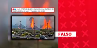 Clip viral que muestra la supuesta erupción del volcán Krakatoa en Indonesia fue elaborado con inteligencia artificial Clip viral que muestra la supuesta erupción del volcán Krakatoa en Indonesia fue elaborado con inteligencia artificial