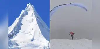 Hallan cuerpo de turista francés que desapareció tras vuelo en parapente desde el nevado Alpamayo en Áncash Hallan cuerpo de turista francés que desapareció tras vuelo en parapente desde el nevado Alpamayo en Áncash