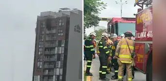 Incendio en piso 21 de edificio de Jesús María obliga a evacuar a residentes y deja daños materiales