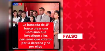 Es falso que Juntos por el Perú busque investigar a ciudadanos que votaron por la derecha: La moción real apunta a presunta manipulación digital