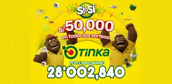 ¿Reventó? Resultados de La Tinka del domingo 13 de septiembre: números ganadores, Sí o Sí y nuevo Pozo Millonario ¿Reventó? Resultados de La Tinka del domingo 13 de septiembre: números ganadores, Sí o Sí y nuevo Pozo Millonario