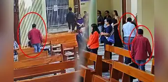 Insólito robo en Chiclayo: entraron a la iglesia haciéndose pasar por invitados a una boda y se llevaron bolso de la dama de honor en plena misa Insólito robo en Chiclayo: entraron a la iglesia haciéndose pasar por invitados a una boda y se llevaron bolso de la dama de honor en plena misa
