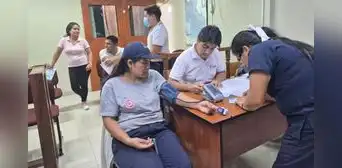 Corte del Santa realiza campaña de salud integral para personal judicial de Huarmey