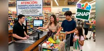 ¿Fuiste afectado por la tormenta Edouard? Así puedes solicitar los beneficios SNAP de reemplazo antes del 21 de septiembre