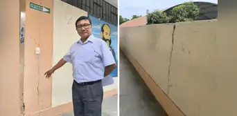 Piura: Más de 600 alumnos reciben clases en colegio declarado en riesgo de derrumbe desde el 2023