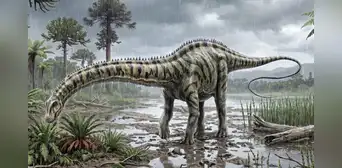 Paleontólogos españoles identifican el primer diplodocus de Europa: habría llegado a través de puente terrestre desde norteamérica Paleontólogos españoles identifican el primer diplodocus de Europa: habría llegado a través de puente terrestre desde norteamérica