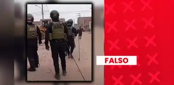 Es falso que este video corresponda a recientes protestas en distintas zonas del Perú: las imágenes son de un operativo en Lambayeque