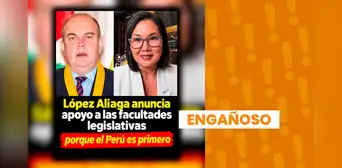 Rafael López Aliaga no apoya todas las facultades legislativas solicitadas por Keiko Fujimori: su respaldo es solo a algunas medidas