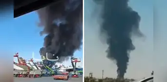 Se reporta incendio en el depósito de la petrolera estatal de Arabia Saudita cerca del aeropuerto internacional de Riad Se reporta incendio en el depósito de la petrolera estatal de Arabia Saudita cerca del aeropuerto internacional de Riad
