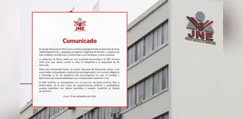 JNE condena el asesinato de la candidata regional por Áncash Susy Aponte y exige celeridad en la investigación