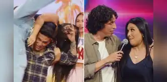 Christian Dominguez sorprende al tocar de más a Tula Rodríguez y ella reacciona: escena se volvió viral en redes Christian Dominguez sorprende al tocar de más a Tula Rodríguez y ella reacciona: escena se volvió viral en redes