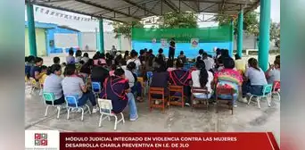 Corte de Lambayeque brinda charla preventiva sobre violencia a padres de familia en JLO