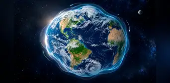 La Tierra cambia de forma cada año sin que podamos notarlo: estudio científico revela el papel del agua, el hielo y la atmósfera