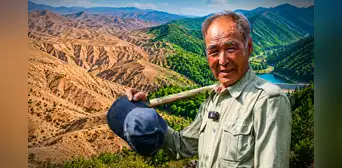 En 1983, un empresario dejó su hotel para plantar árboles en China: 43 años después, transformó montañas áridas en un 'santuario verde'