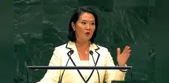 Keiko Fujimori reitera en calificar como organizaciones terroristas a grupos criminales en Asamblea General de la ONU