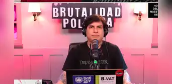 Curwen anuncia en vivo el fin de su podcast ‘Brutalidad política’ y revela el motivo: “Se termina en diciembre”