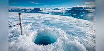 Científicos perforan el hielo de Groenlandia y 13 años después descubren una pérdida alarmante: equivale a un edificio de 3 pisos Científicos perforan el hielo de Groenlandia y 13 años después descubren una pérdida alarmante: equivale a un edificio de 3 pisos