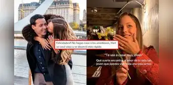 Sobrina de María Pía Copello, Micaela Bebin, reacciona tras críticas por comprometerse a los 23 años: "No importa la edad, importa con quién"