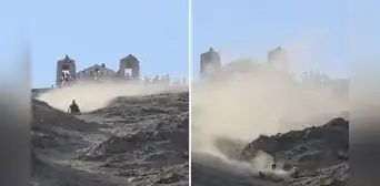 Coayllo celebra la Fiesta del Níspero con el tradicional descenso de montaña en el "Tobogán Macho"