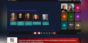 Corte de Lambayeque aborda la ética e integridad como ejes de la función judicial Corte de Lambayeque aborda la ética e integridad como ejes de la función judicial