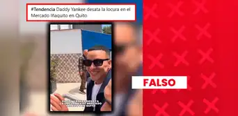 Es falso que Daddy Yankee haya visitado un mercado de Quito: imágenes corresponden a Miraflores en 2025 Es falso que Daddy Yankee haya visitado un mercado de Quito: imágenes corresponden a Miraflores en 2025