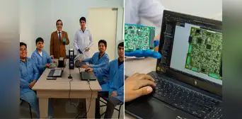 Estudiantes de la UNI avanzan en el proyecto espacial COSPAR-1 y llegan a India para completar la última fase de la misión