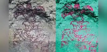 Unos glifos desgastados en una cueva de México ofrecen nuevas pistas sobre el antiguo sistema de escritura de Teotihuacán
