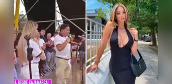 Sheyla Rojas es tratada de la peor manera por amigo de su novio Joaquín Ramírez en escenario de Cajamarca