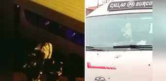 Ataque armado contra combi deja herido al conductor y dos pasajeros en plena ruta en el Callao
