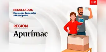 Resultados en la región de Apurímac: Elvyn Díaz es el virtual gobernador, según la ONPE