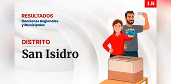 Resultados en San Isidro, según la ONPE: conoce quién es el virtual alcalde del distrito
