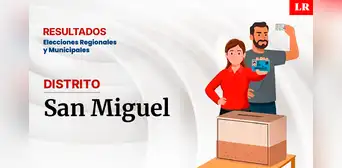Resultados en San Miguel: Marcos Cabrera es el virtual alcalde del distrito, según conteo rápido al 100% de Datum