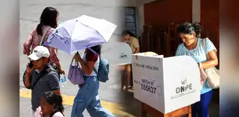 ¿Cómo estará el clima durante las Elecciones 2026? Senamhi prevé lluvias, viento y hasta 35 °C ¿Cómo estará el clima durante las Elecciones 2026? Senamhi prevé lluvias, viento y hasta 35 °C